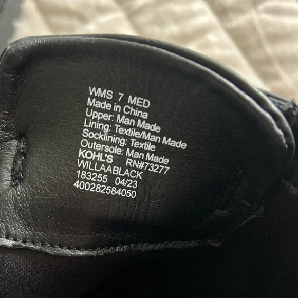 Black Buckle Strap Ankle Boots - Picture 5 of 5